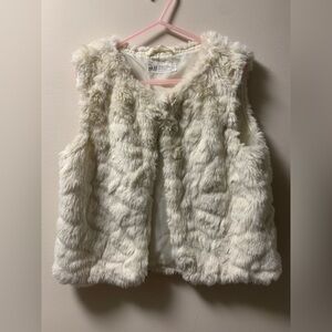 H&M faux fur sweatshirt 9-10 years